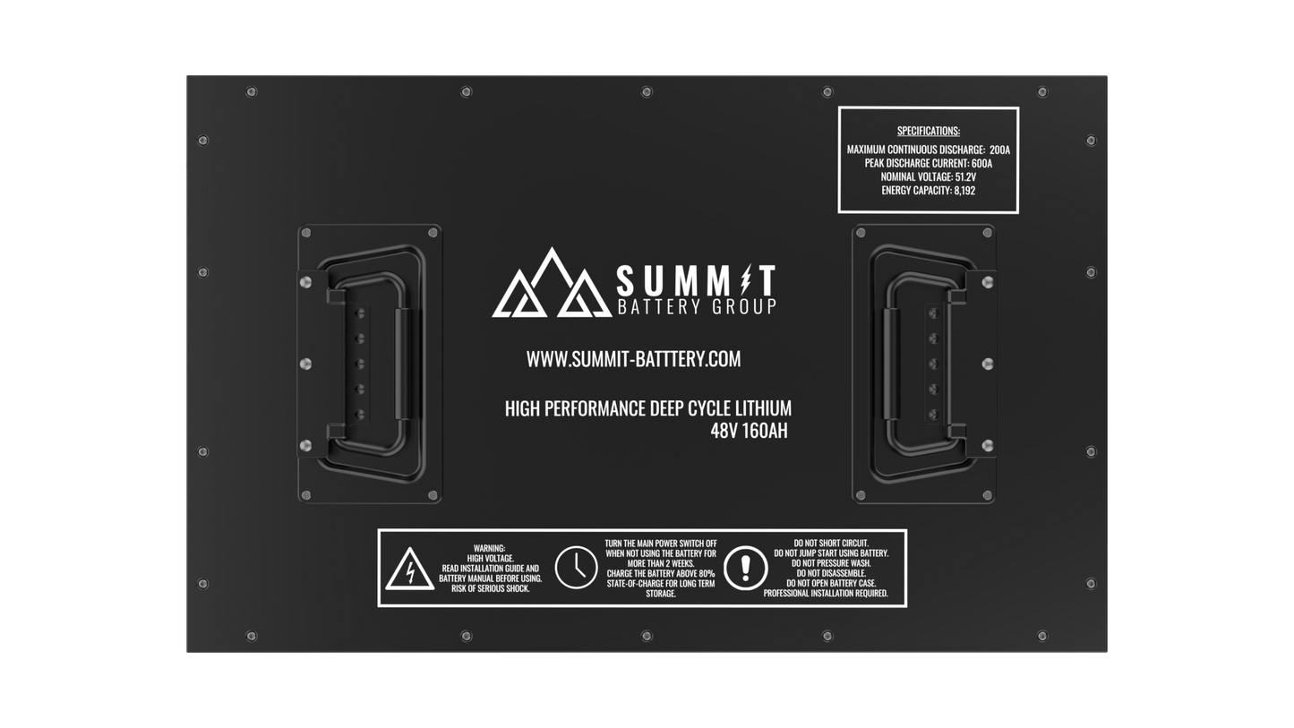 48V 160AH Lithium Golf Cart Battery Kit