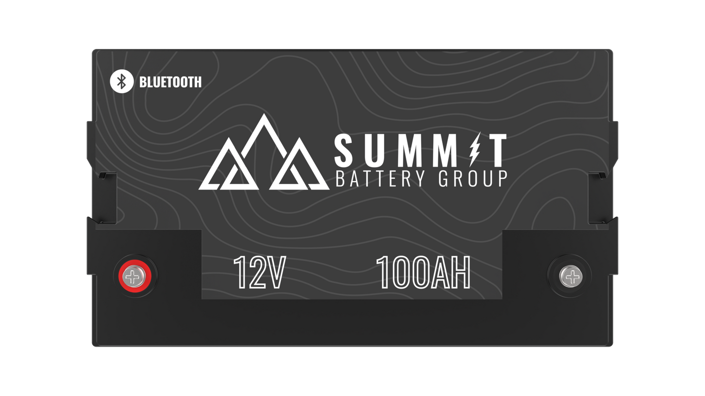 Summit Battery 12V 100AH Dual Purpose Marine Lithium Battery Kit
