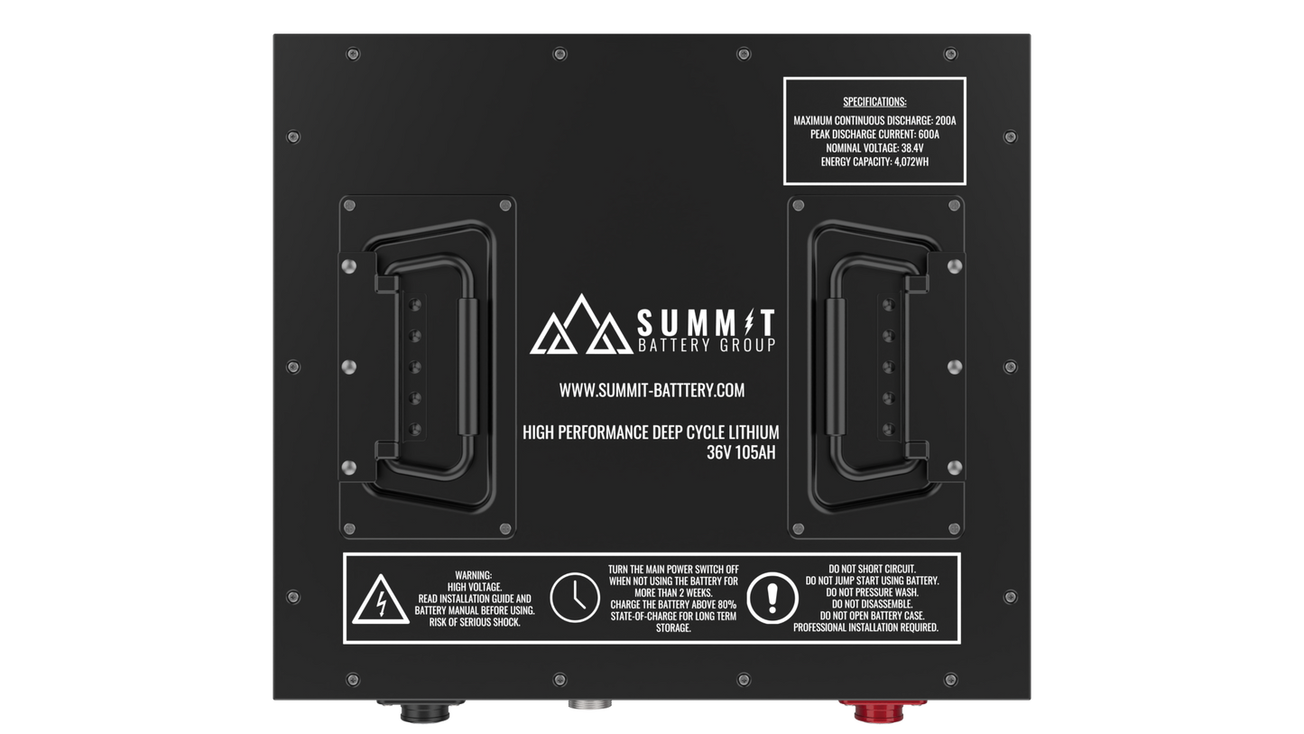 36V 105AH Lithium Golf Cart Battery Kit